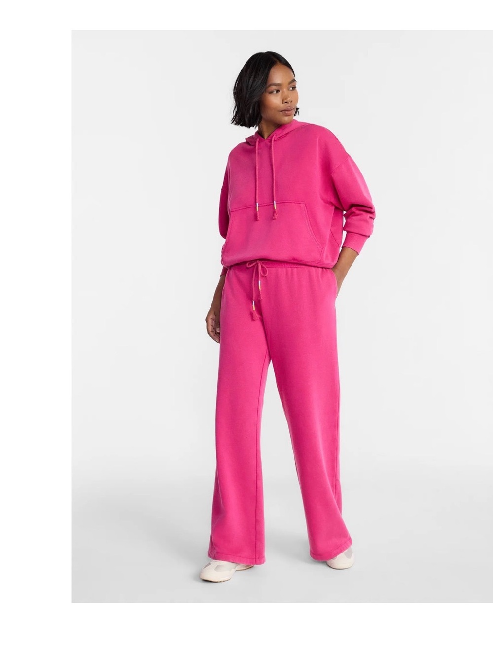 No Boundaries | Sold Out PINK Pocket Wide Leg SweatPants | Travel Lounge Hippie